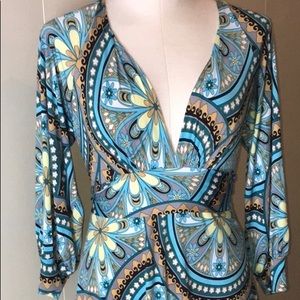 Christina Jacobs dress. Size S long sleeve jersey